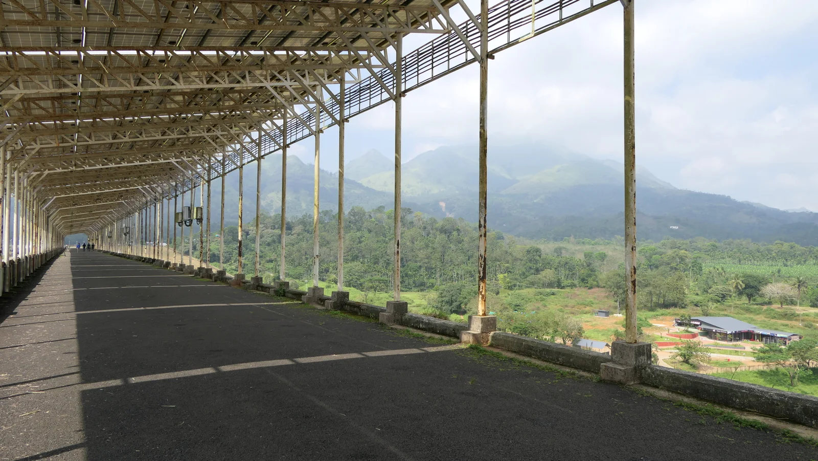 Banasura Sagar Dam and surrounding hills in Wayanad