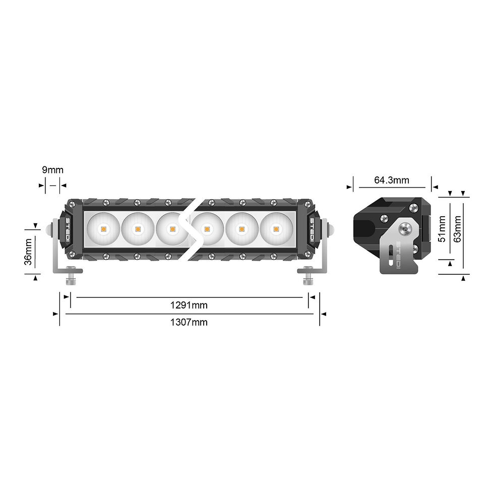 Thumbnail: STEDI ST3K 51.5 Slim LED Light Bar