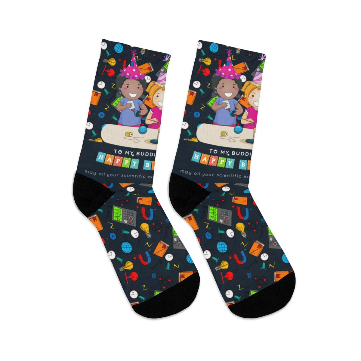 Scientist Birthday Socks