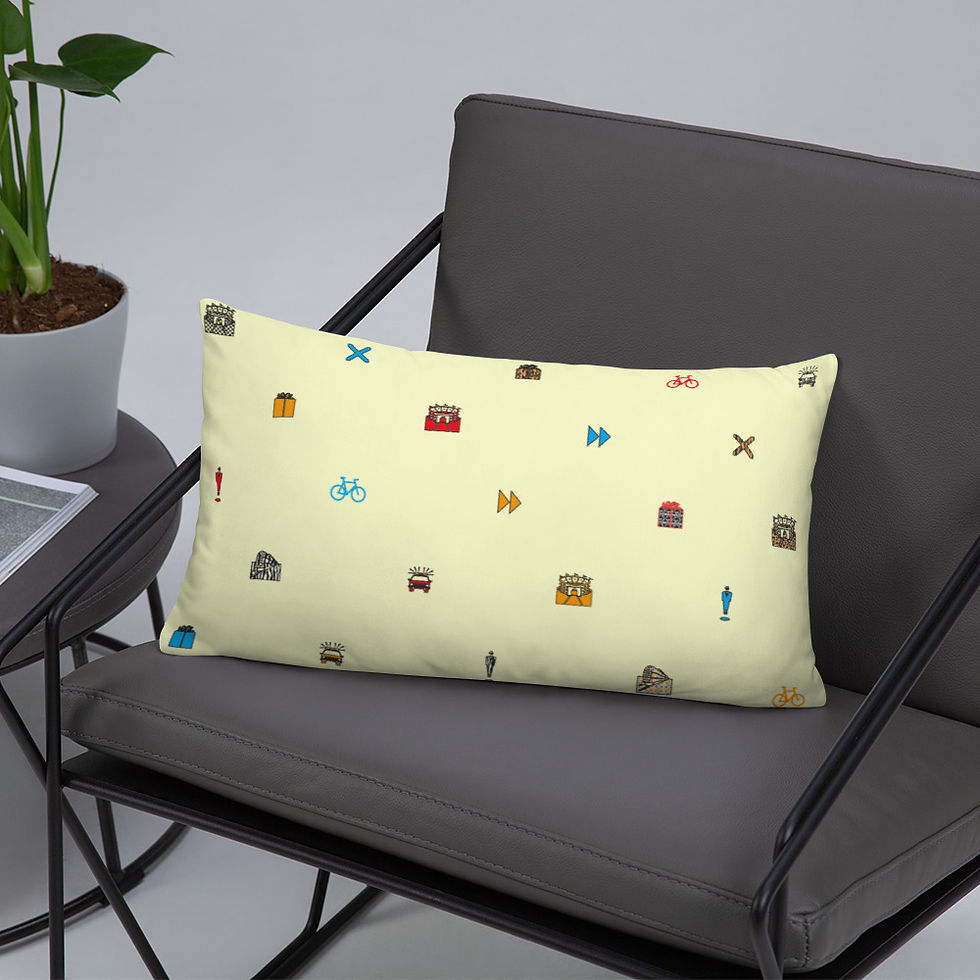 Miniature : Colourful Some Days Basic Pillow