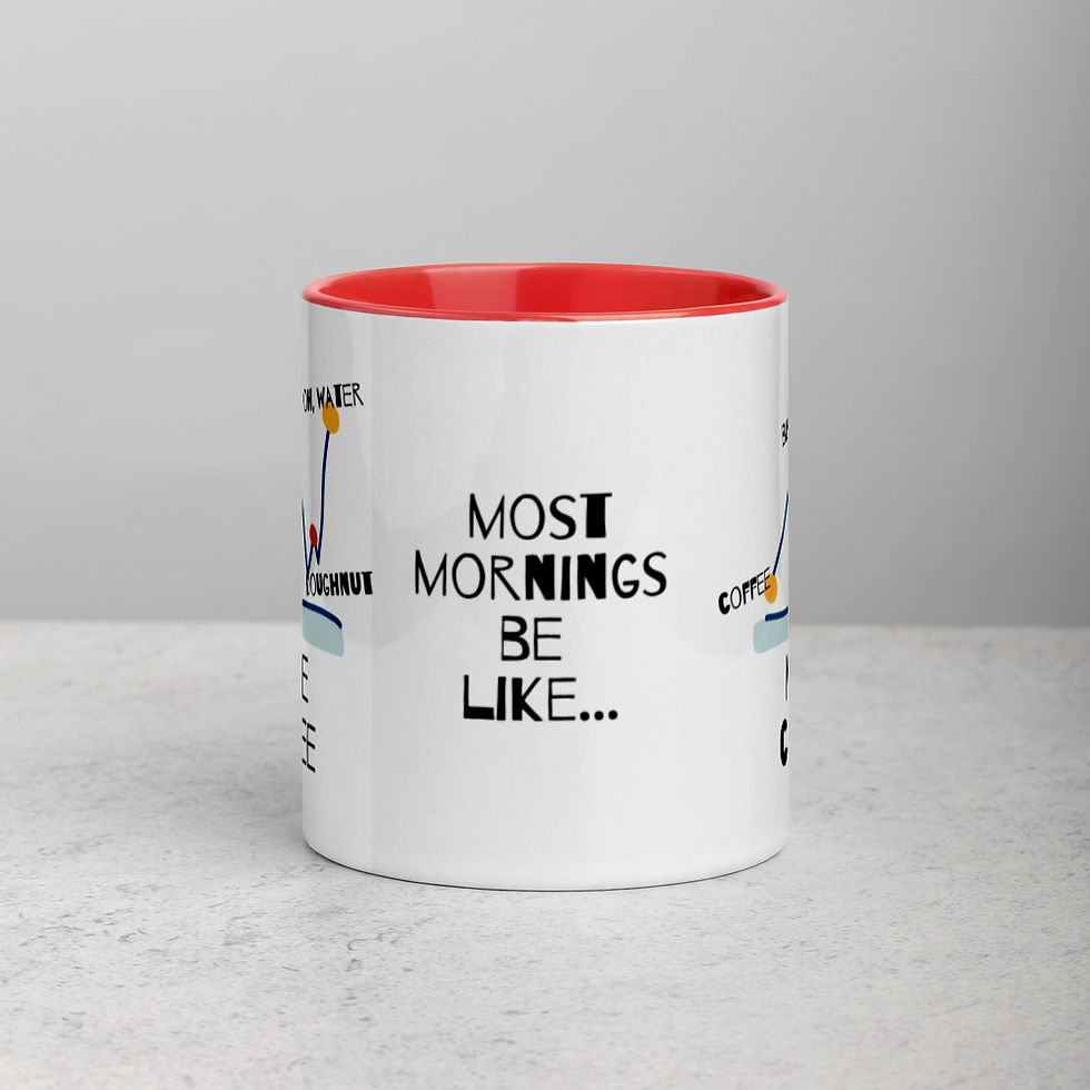 Miniature : More Coffee Tea Mug with Color Inside