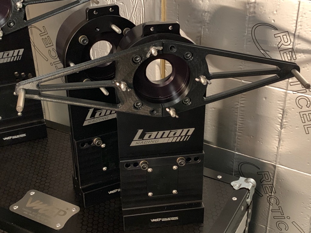 Race Car Hub Stands With Laser Tracking and Camber.