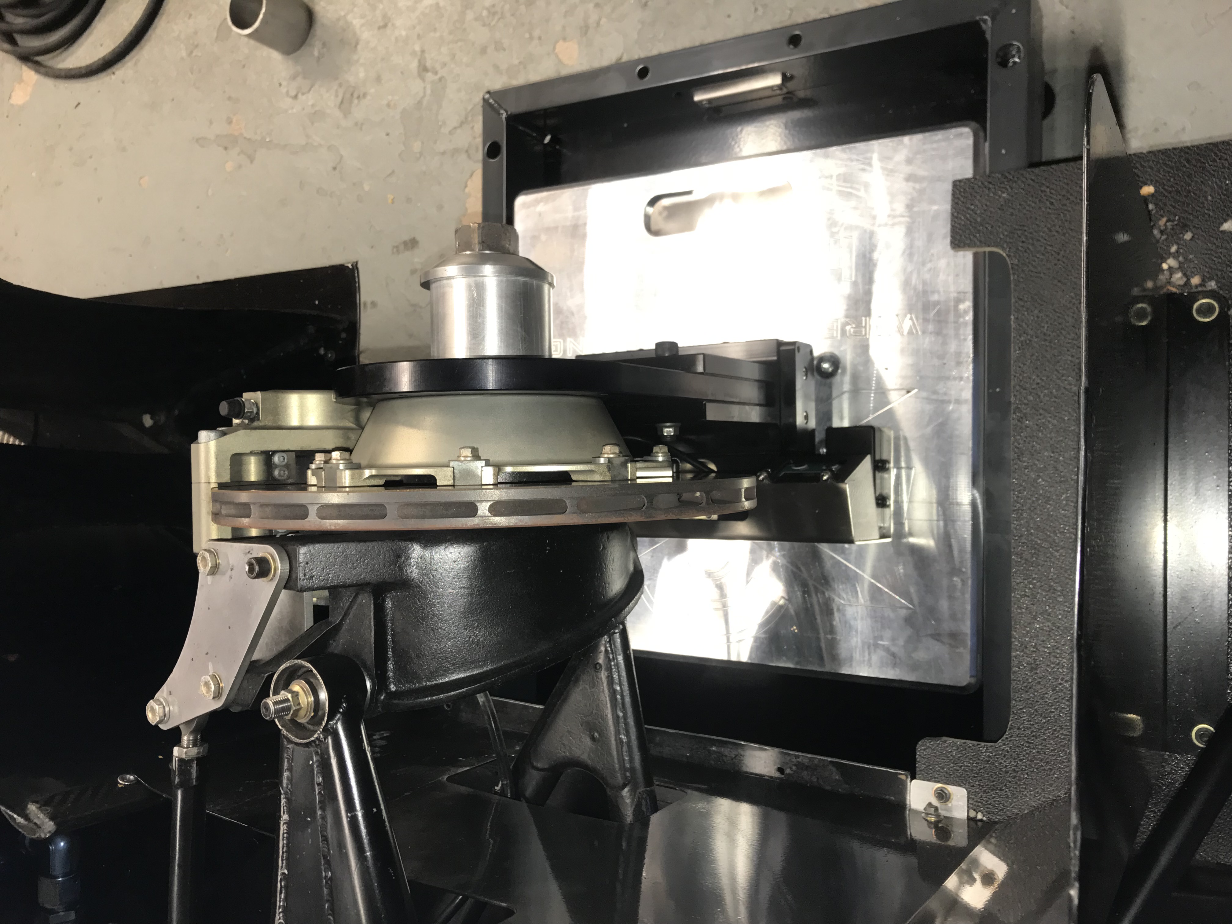 Race Car Hub Stands With Laser Tracking and Camber.