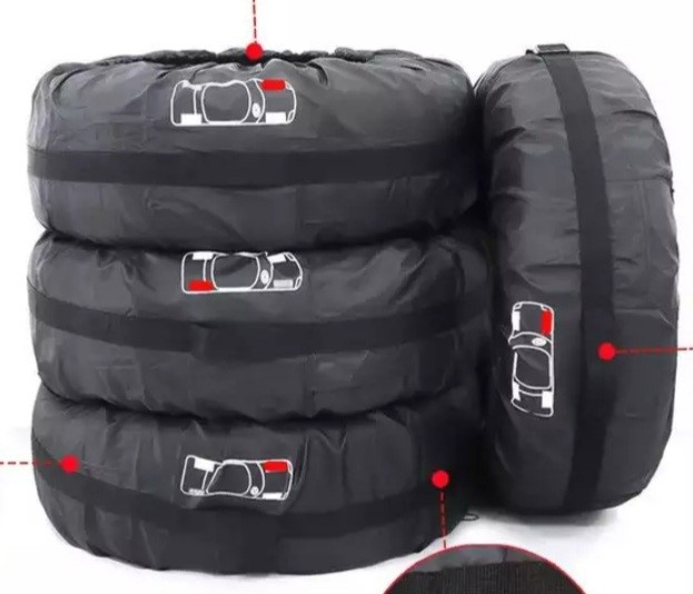 Wheel & tyre covers for winter storage.