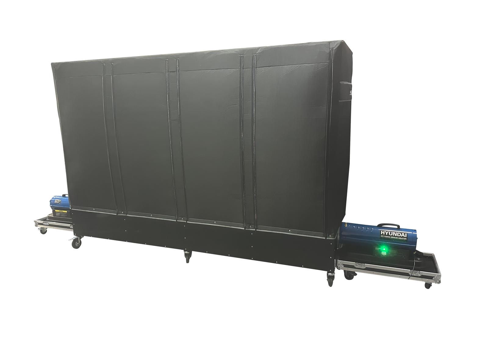 VMEP 4 Bay Tyre Oven With Heater &amp; Flight Case