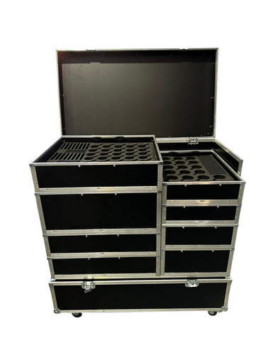 Crockery Flight Case Kit With Removable Boxes VME-HC14 | Vision Motorsport