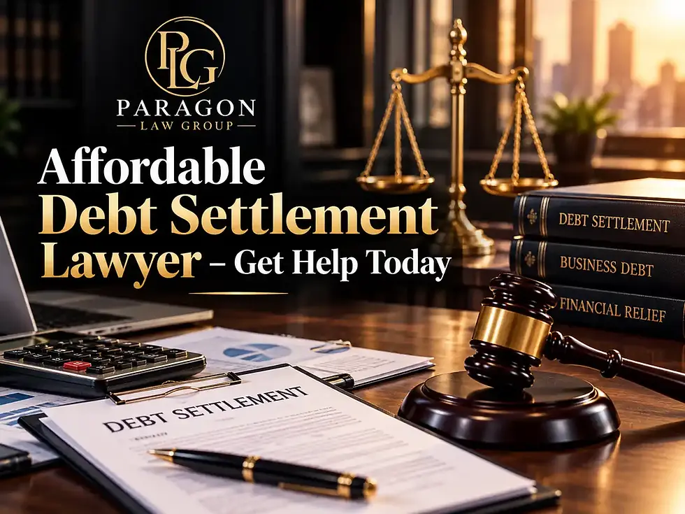 Affordable Debt Settlement Lawyer – Get Help Today