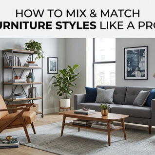 How to Mix & Match Furniture Styles Like a Pro?