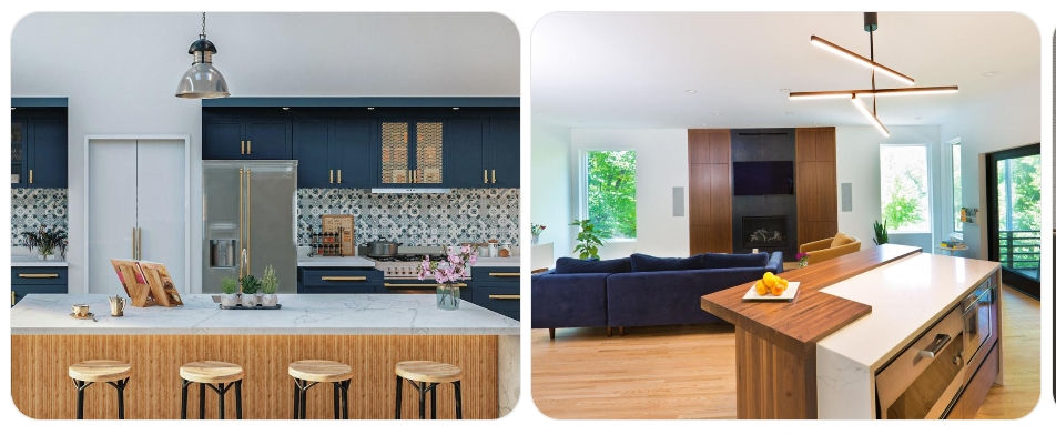 Open-Concept Kitchens with Defined Zones