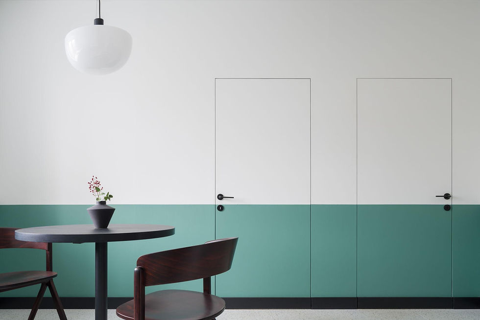 Two-Tone Accent Wall Design