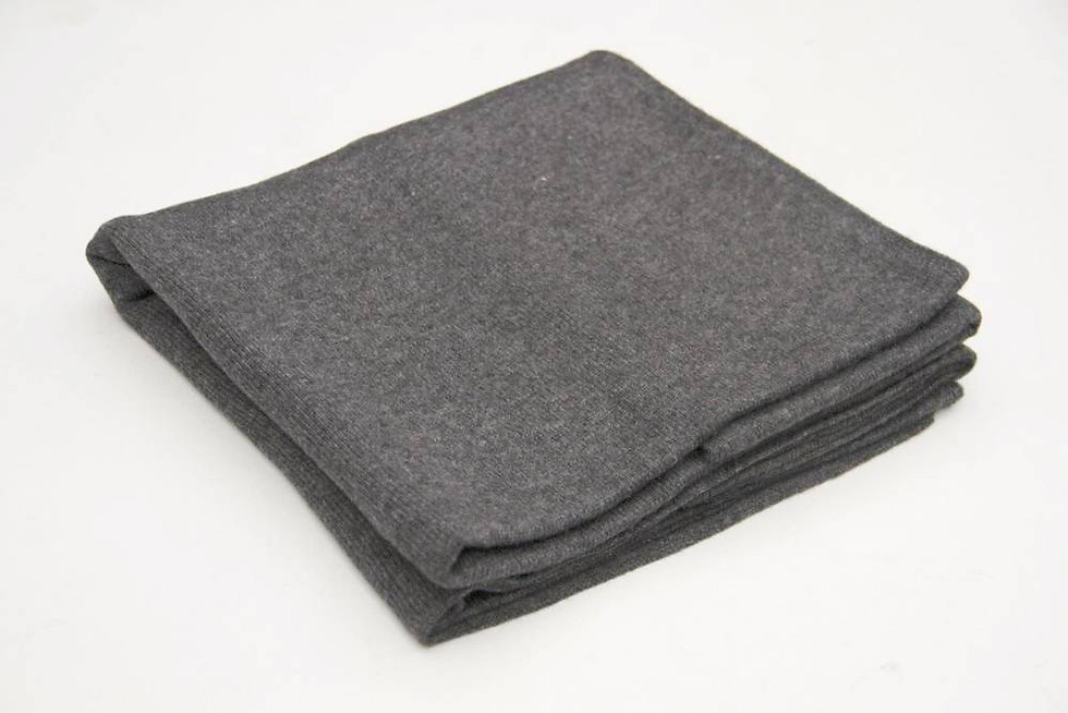 Thumbnail: 2 Ply Knitted Cashmere Large Shawl ,Premium Pashmina knit Blanket and Throws
