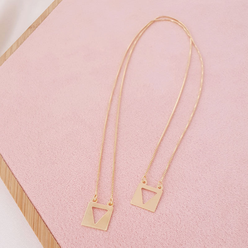 Escapulário Geométrico Folheado