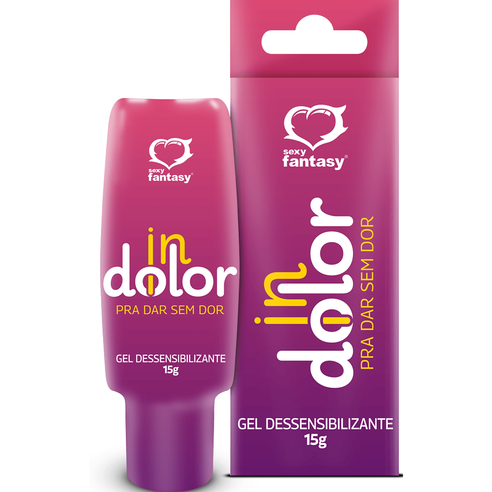 Gel Anestésico InDolor 15g Sexy Fantasy