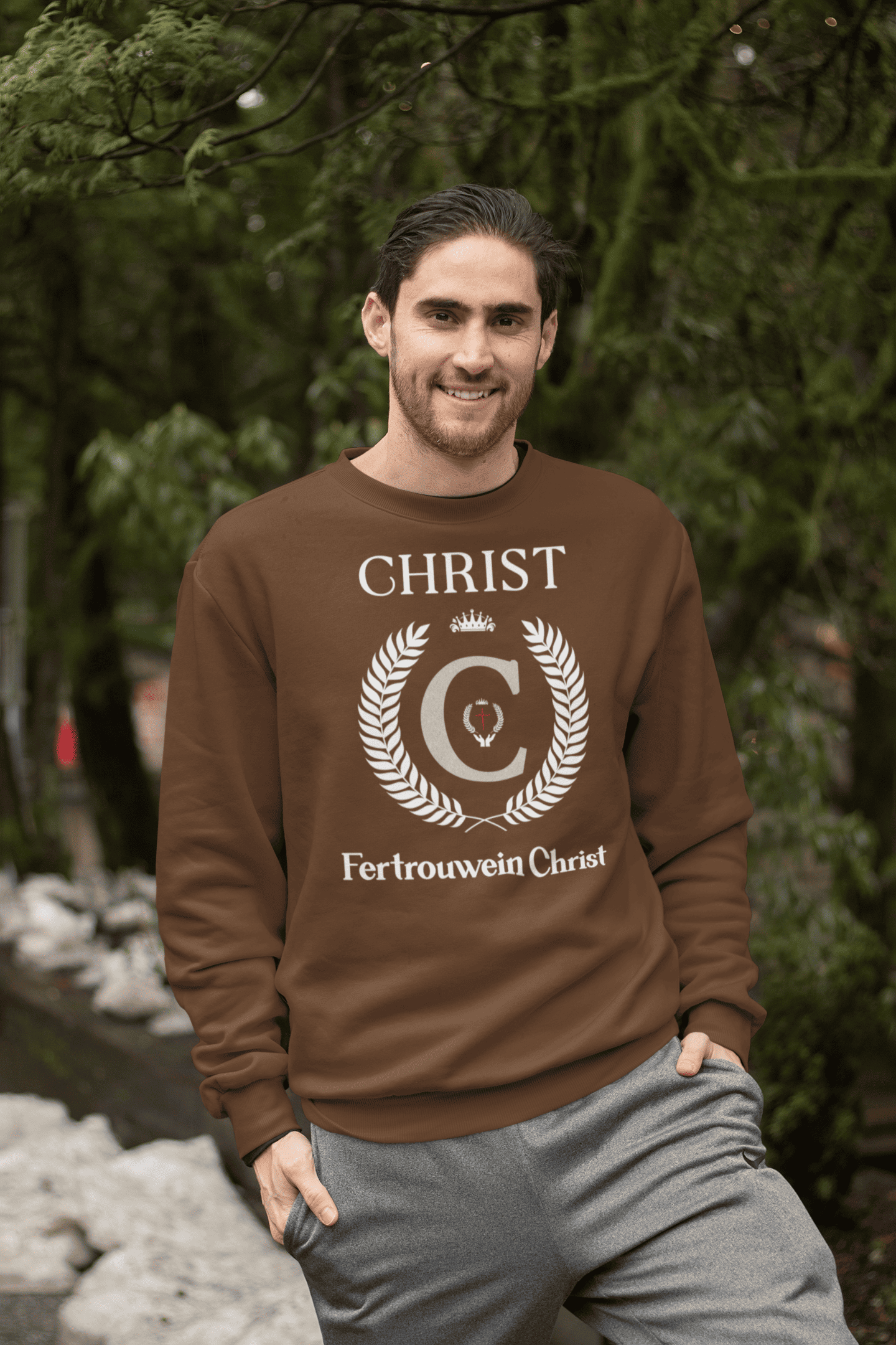 #36. Sweat Shirt (Color Options) Men "Genesis" (White Logo)