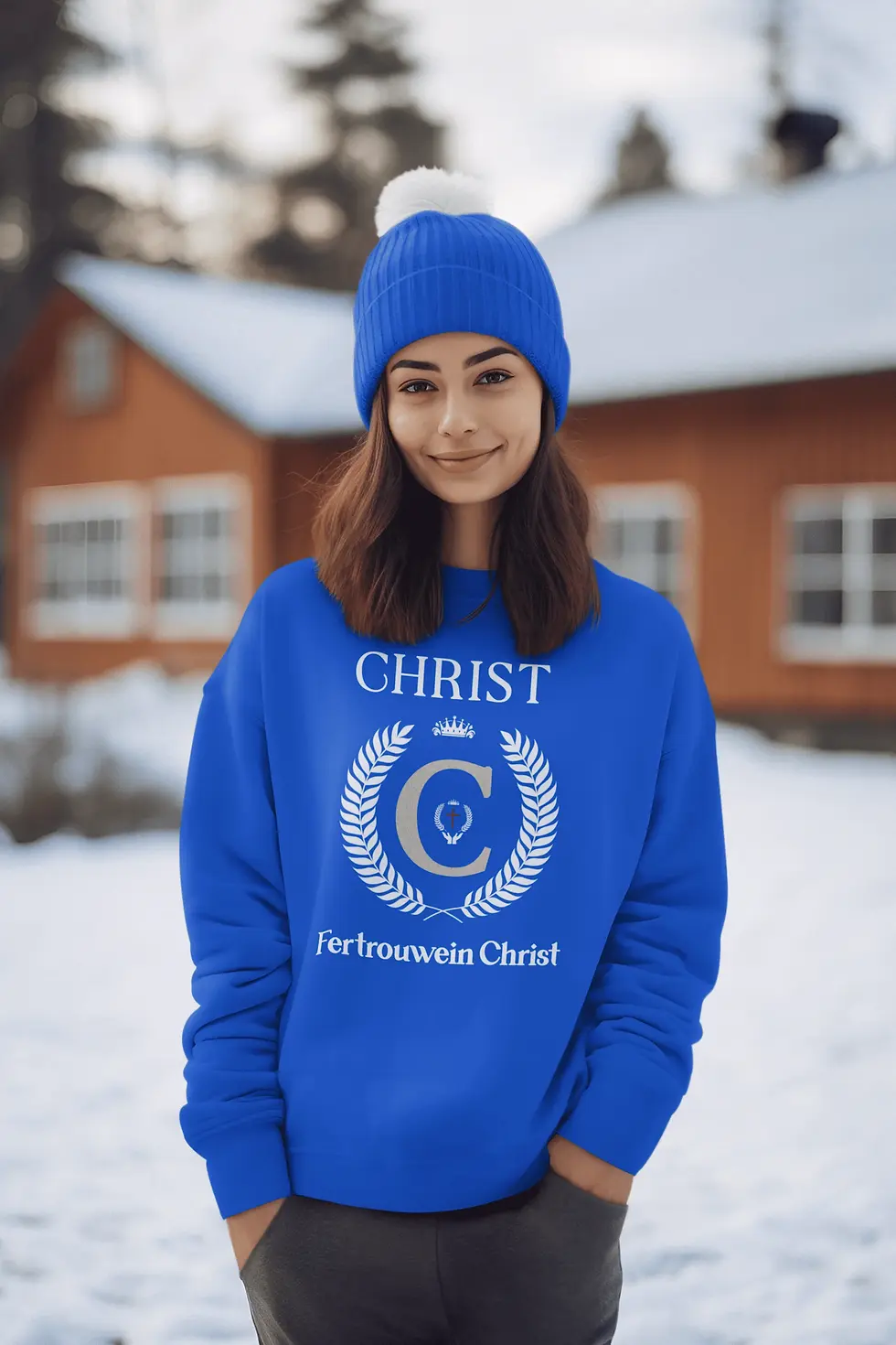 Thumbnail: #46. Sweat Shirt (Color Options) Women "Genesis" (White Logo)