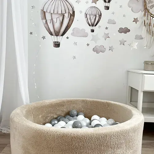 Thumbnail: Moje. Ballpit - 90x30 cm - Teddy Beige