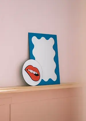 Spiegel retro lippen