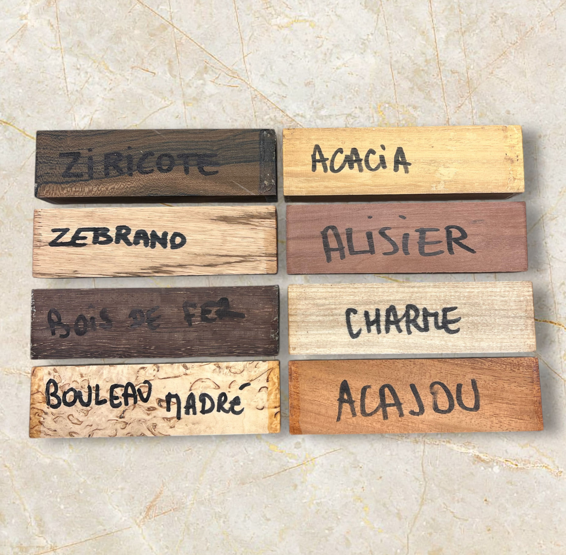 Pack 8 quillons 140x40x28mm mixtes