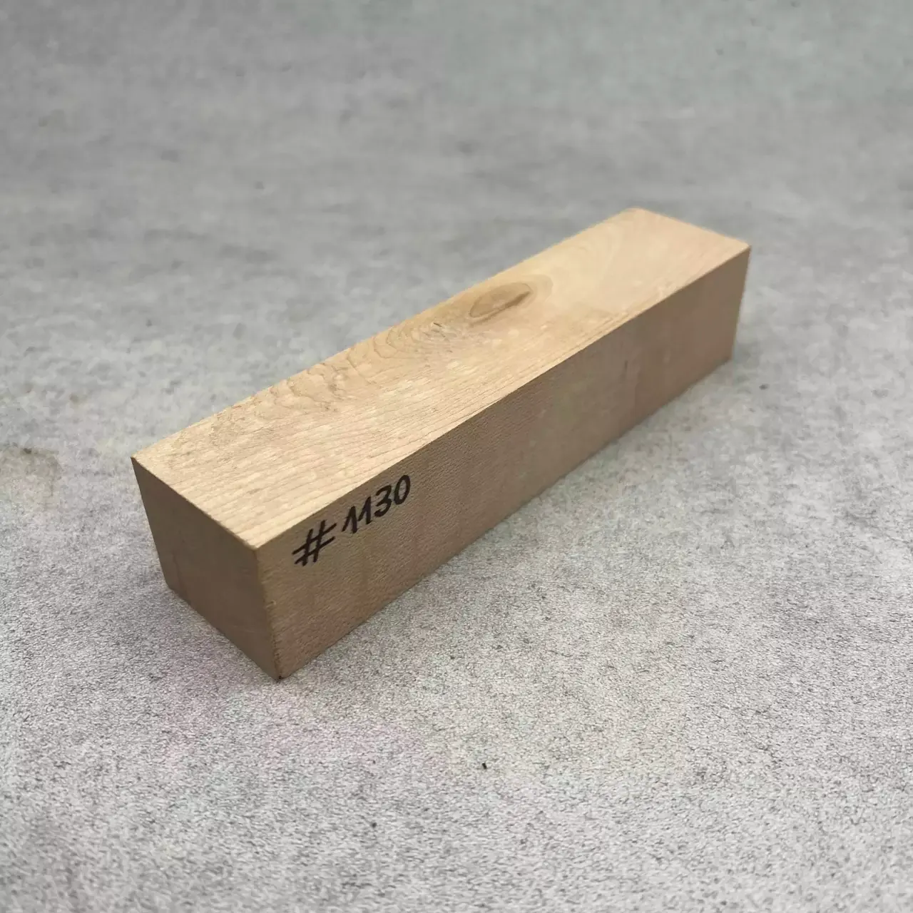 Ebauche d'Erable moucheté (Acer saccharum Marshall) - 161x37x34 mm - #1130