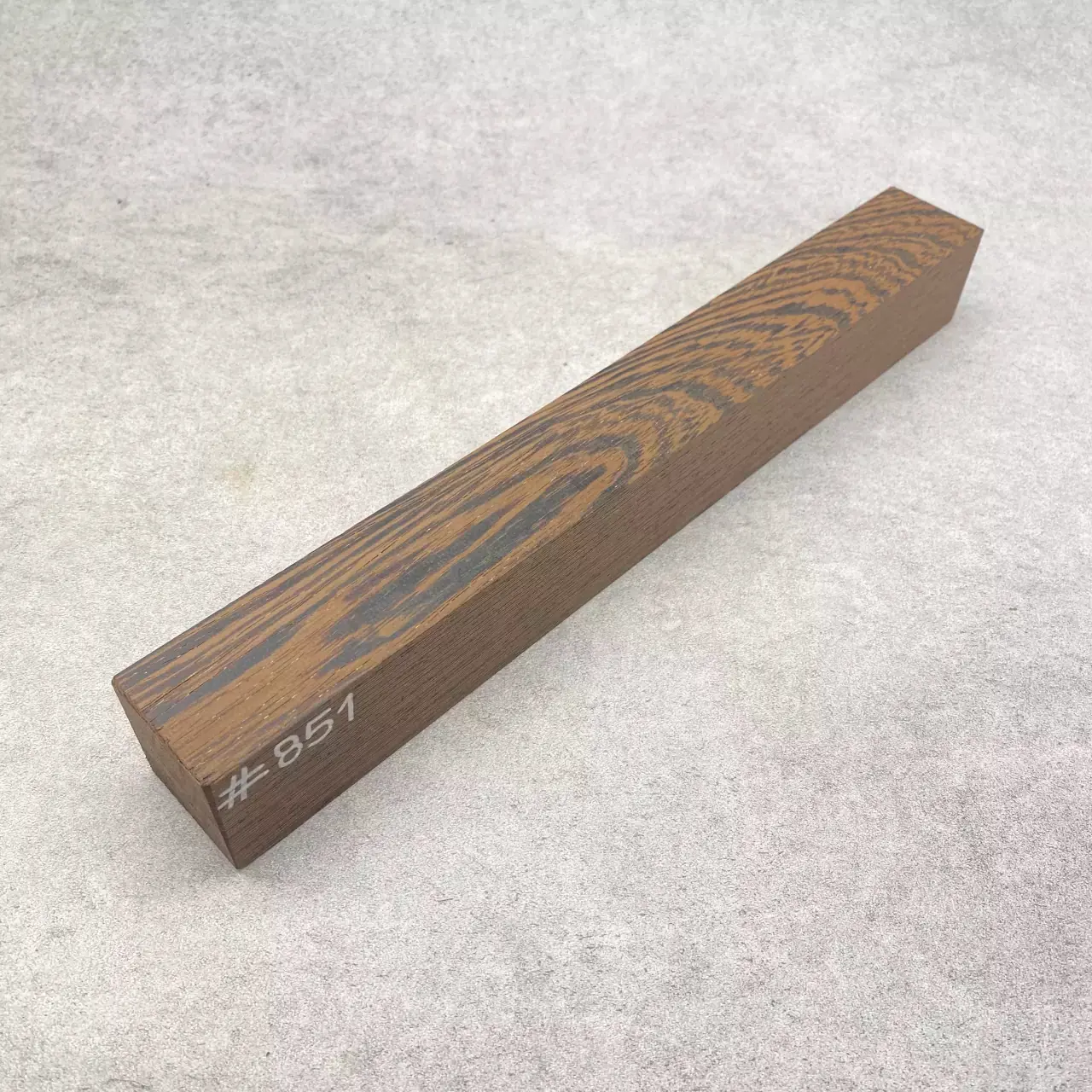 Ebauche de Wengé (Millettia laurenti) - 348x43x43 mm - #851