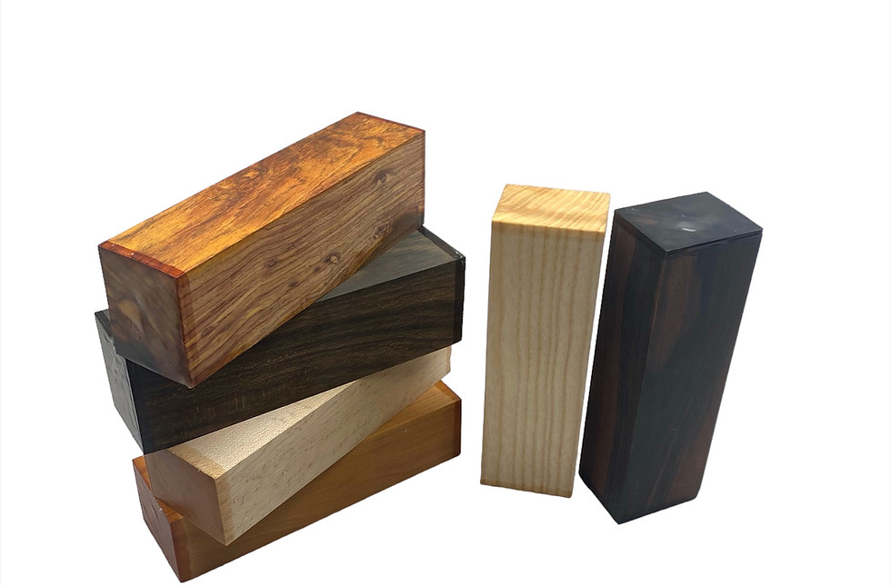 Bloc - tournage sur bois, coutellerie