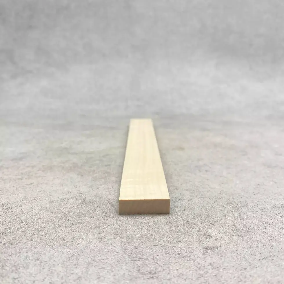 Ebauche d'Erable Ondé (Acer saccharum Marshall) 252x28x8mm - #923