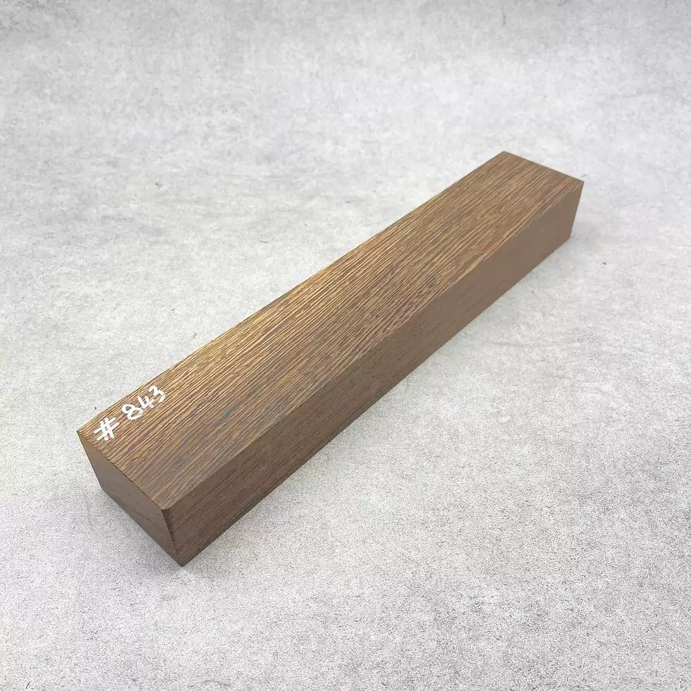 Ebauche de Wengé (Millettia laurenti) - 343x63x42 mm - #843