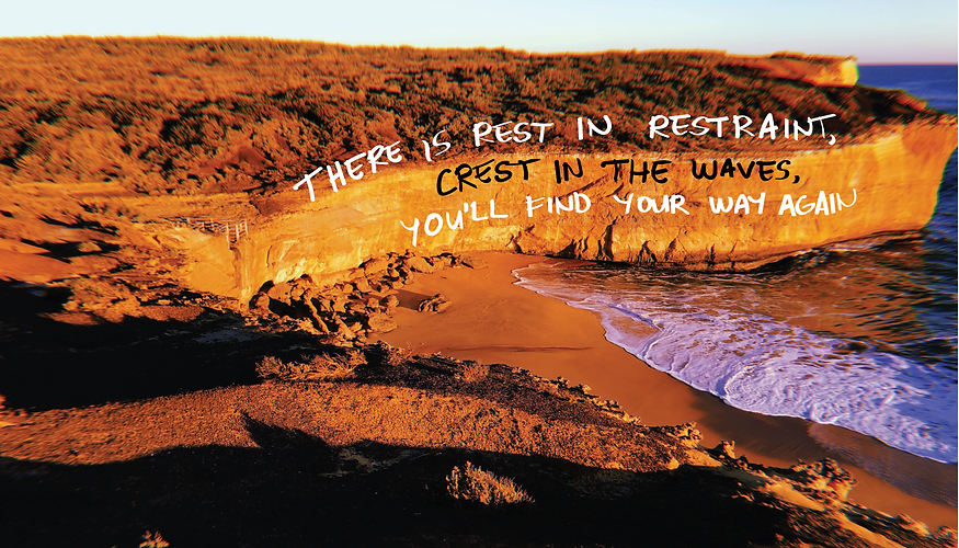 there is rest in restraint crest in the