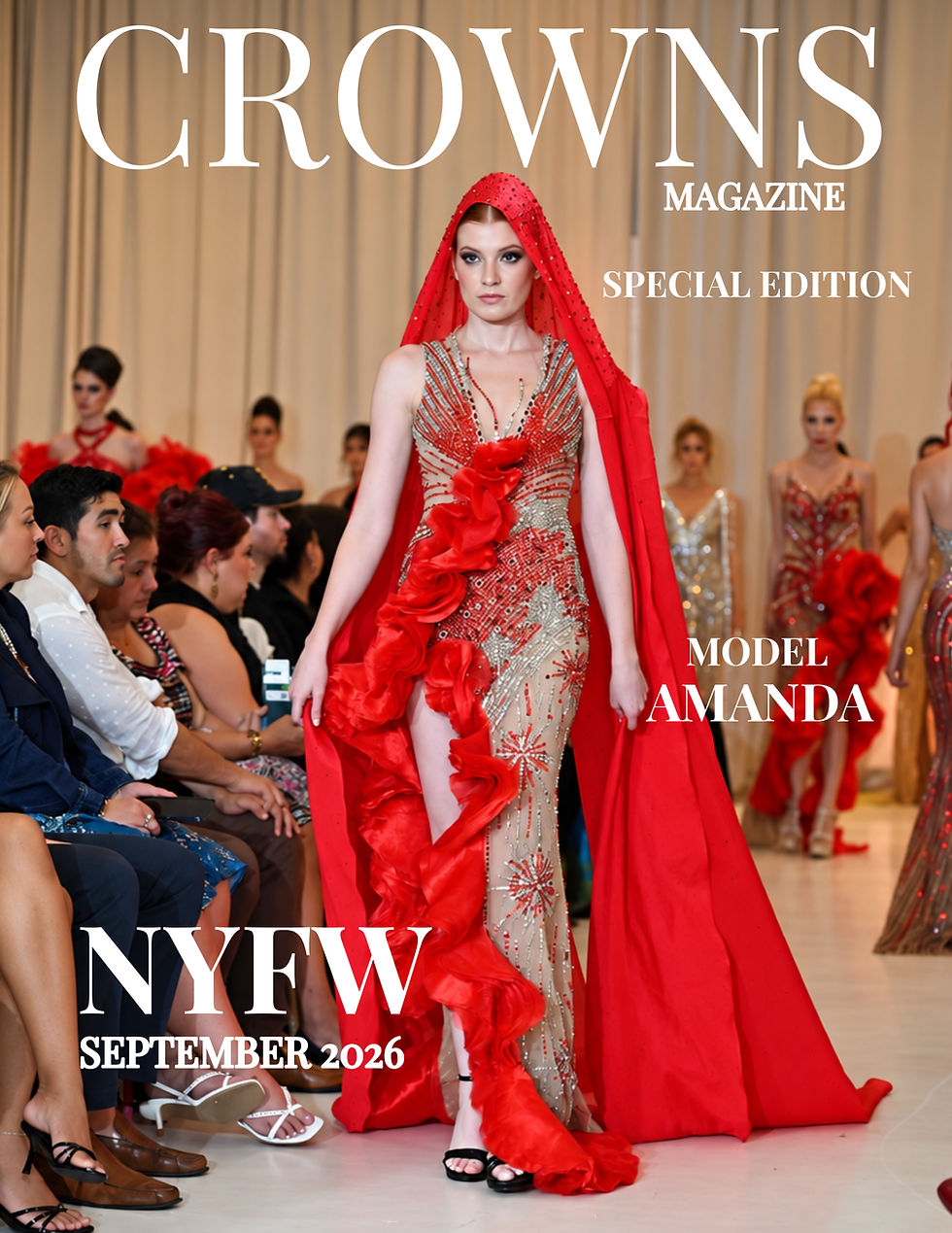 Crowns Magazine NYFW Special Edition Model Amanda