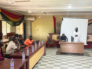 HON. DOMINIC GYASI MEETS TIPPER TRUCK OPERATORS ASSOCIATION IN SEFWI WIAWSO