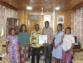 WESTERN NORTH DEVELOPMENT ASSOCIATION PAYS COURTESY CALL ON HON. DOMINIC GYASI