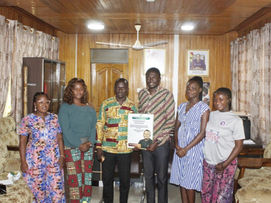 WESTERN NORTH DEVELOPMENT ASSOCIATION PAYS COURTESY CALL ON HON. DOMINIC GYASI