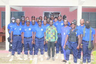 SEFWI WIAWSO BLUE WATER GUARDS CALL ON MUNICIPAL CHIEF EXECUTIVE