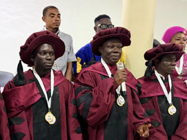HON. DOMINIC GYASI CONFERRED WITH AN HONORARY DOCTORATE DEGREE BY ELOHIM THEOLOGICAL COLLEGE AND SEMINARY