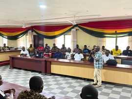DIRECTOR ARMAH MEETS STAFF OF SWMA AS NEW MUNICIPAL COORDINATING DIRECTOR