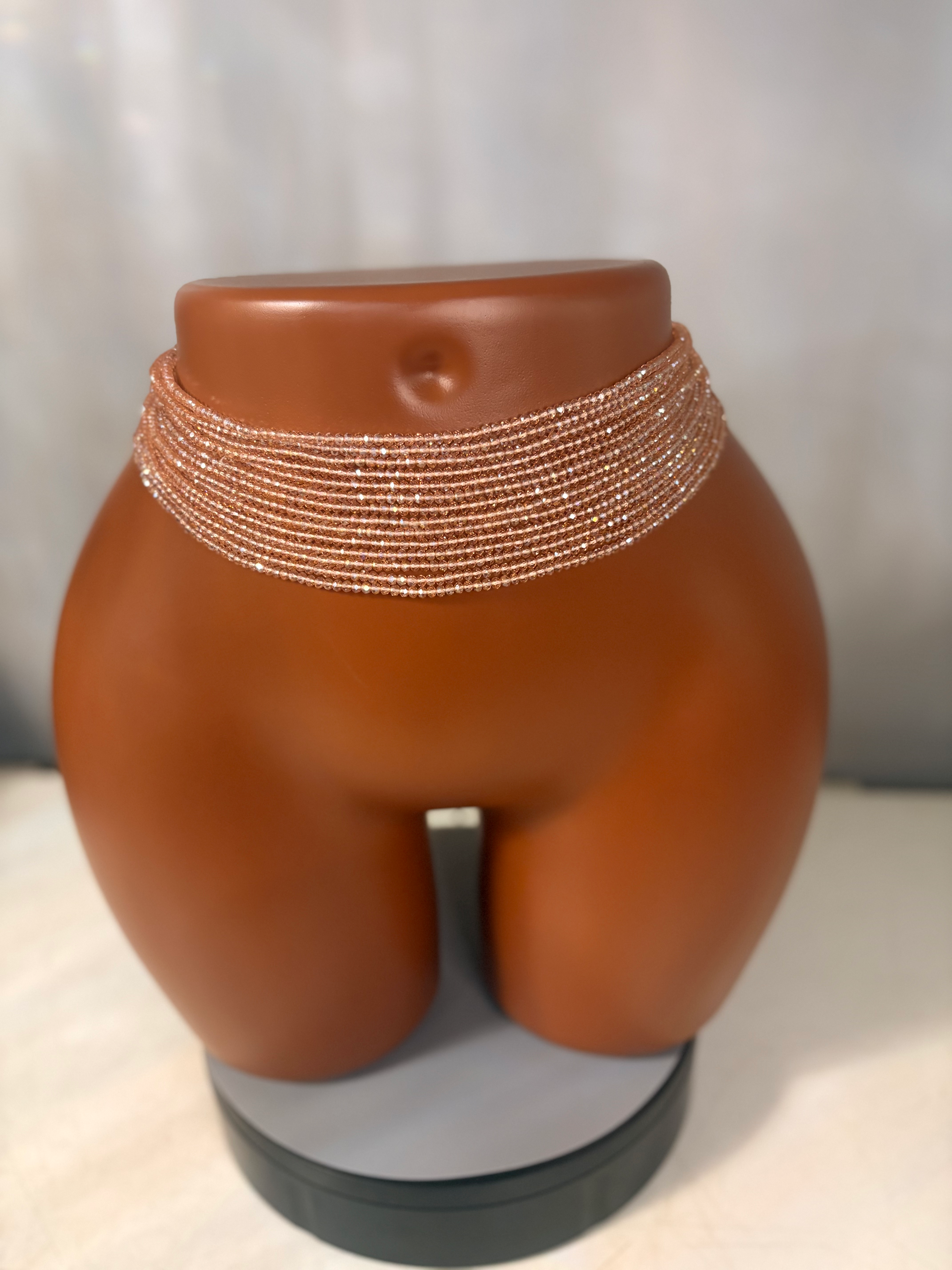 AAESSENTIALS Electric Petal Crystals Waist beads 