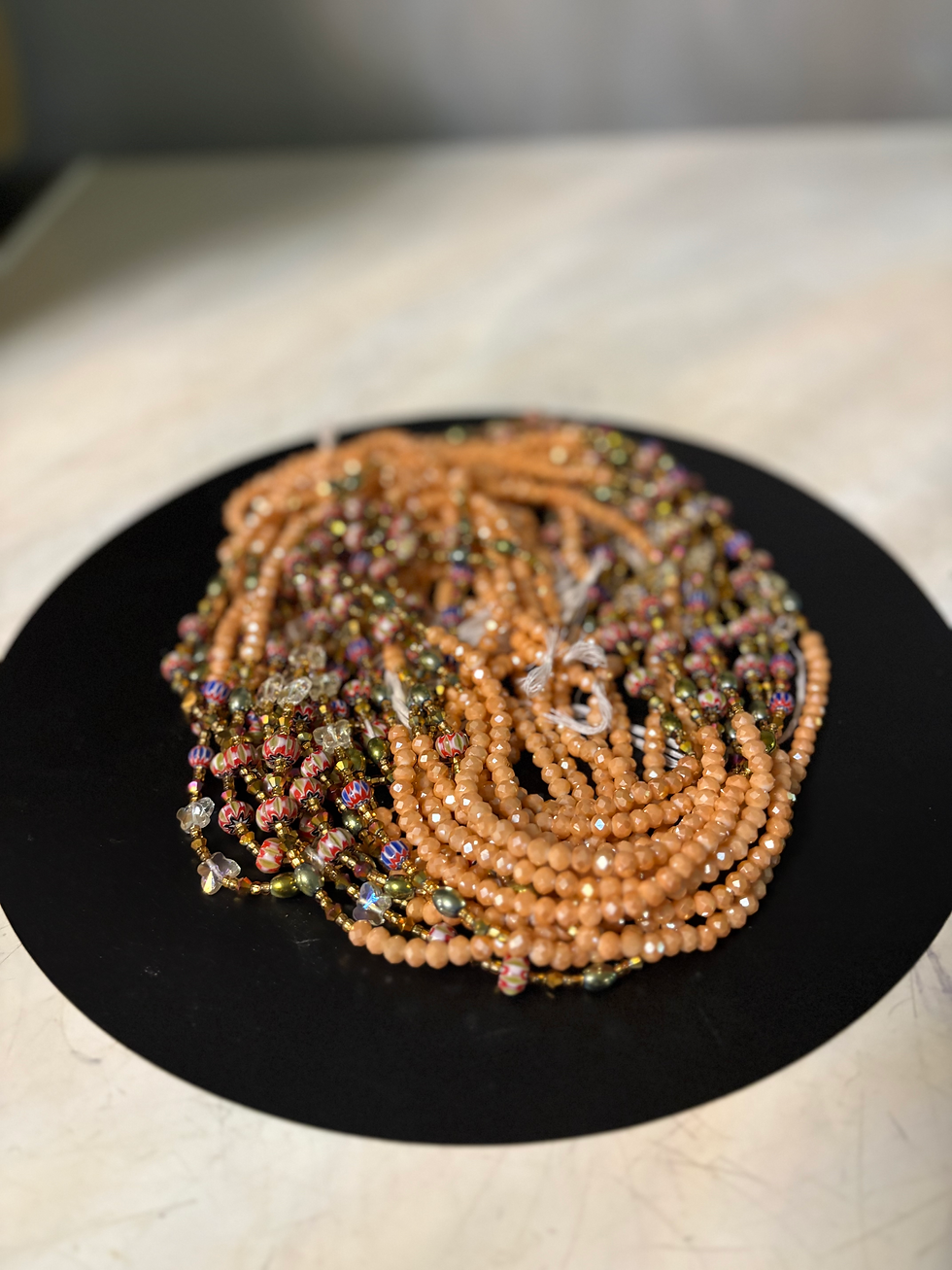 Thumbnail: Butterfly  Crystal waist beads 