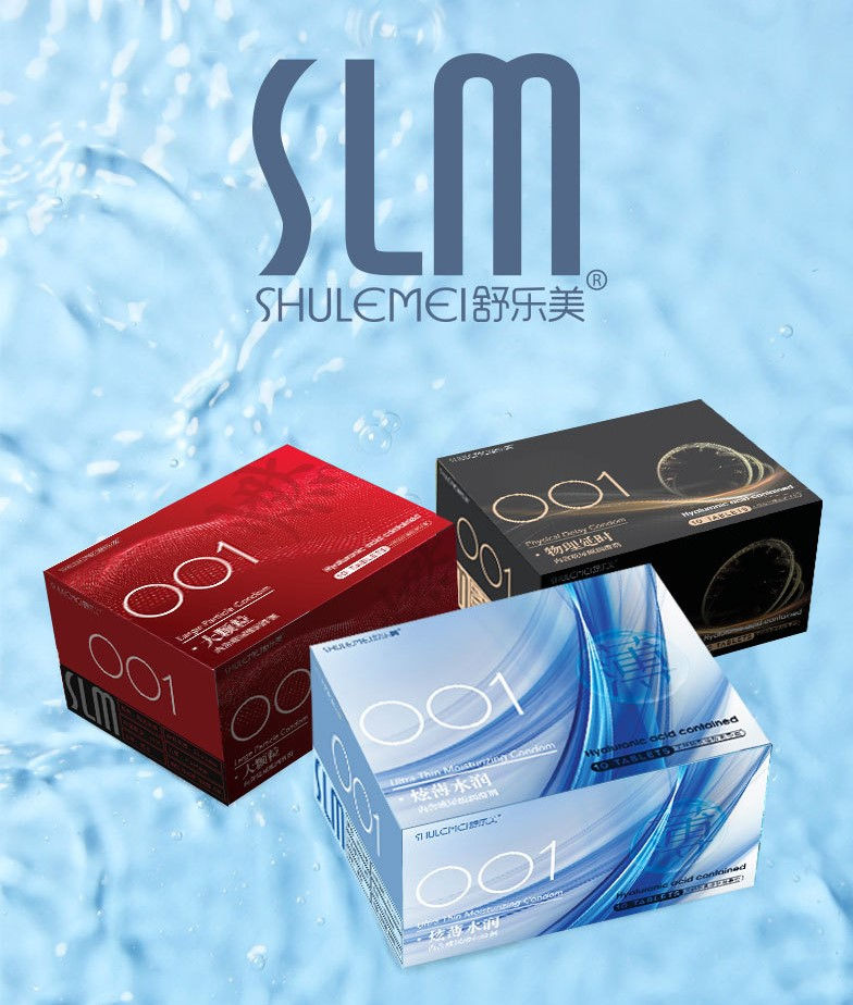 Thumbnail: SLM 001 Black Condom ស្រោមអនាម័យ​ស្តើង 001 គ្រើម ឆ្នូត
