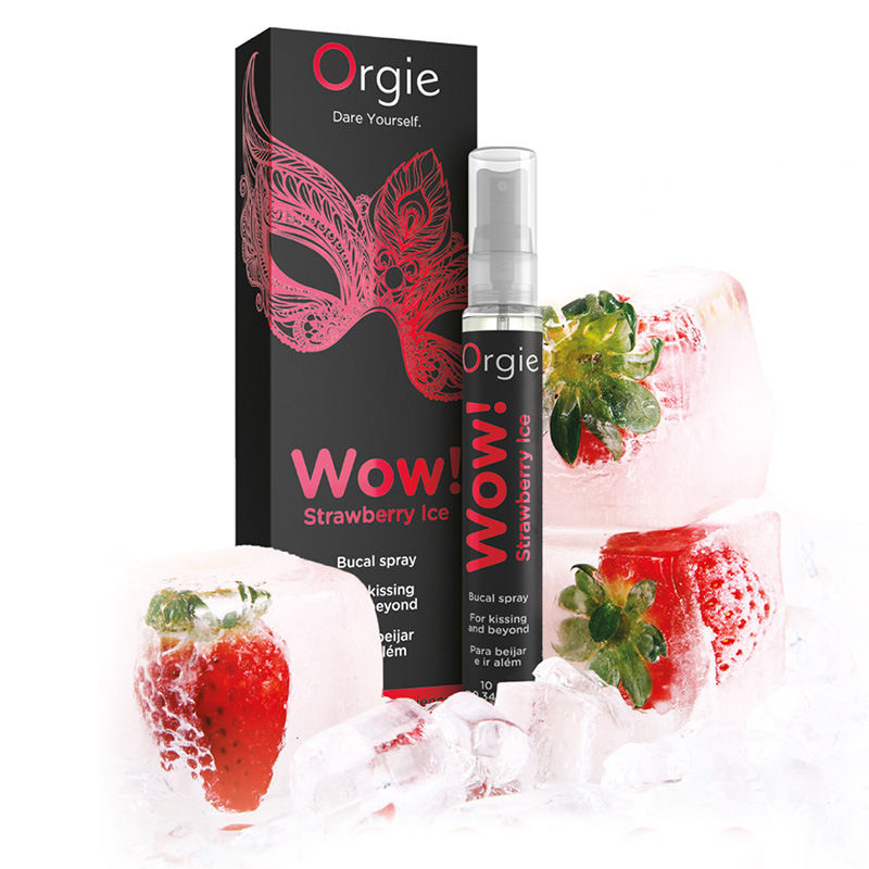 Orgie Wow! Strawberry Ice Spray - ស្រ្ពាយហូបការ៉េមផ្អែម រសជាតិស្ត្រូប៊ឺរី