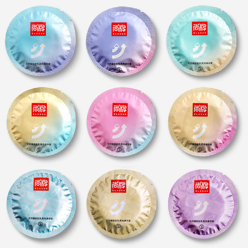 Elasun G 3in1 Condom ស្រោមអនាម័យគ្រើមឆ្នូតចំរុះ