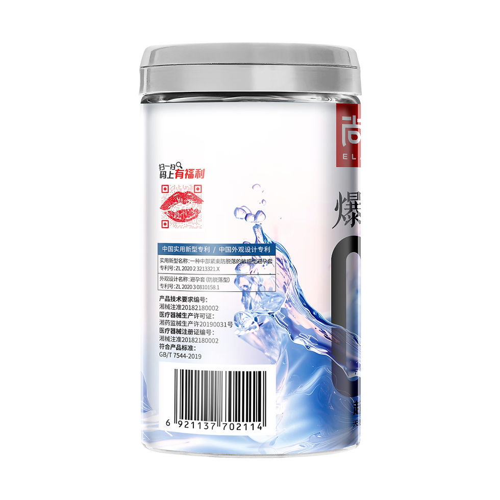 Thumbnail: EL 001 Explosive Water Condom ស្រោមអនាម័យស្តើង001 ទឹករំអិលច្រើន