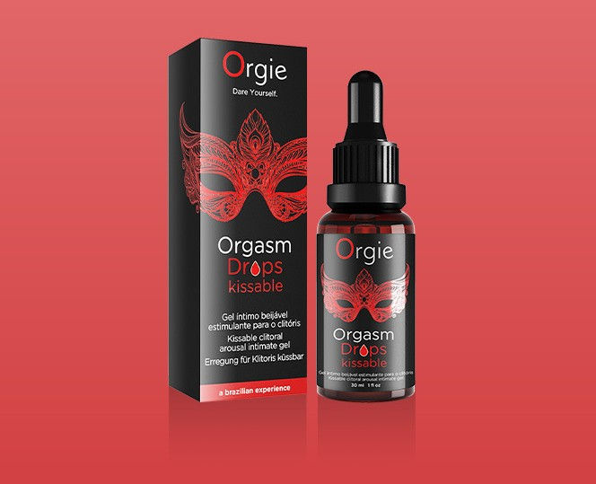 Orgie Orgasm Drops Kissable- ប្រេងរំញោចគ្លីតូរីសស្រ្តី លិតបាន