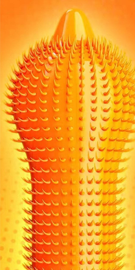 Thumbnail: OLO G Orange Condom ស្រោមអនាម័យគ្រើមរោមឆ្មារពន្យារ