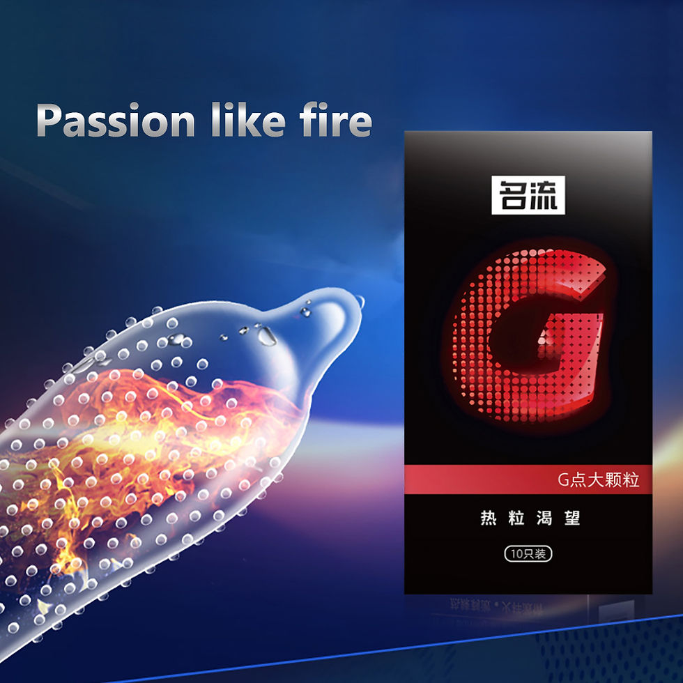 ML New G Hot Condom ស្រោមអនាម័យកក់ក្តៅ គ្រើមរំញោចជឺ ស្ពត