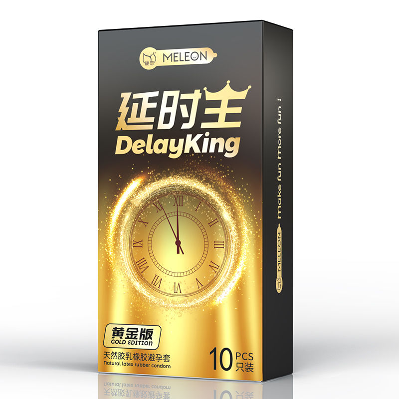 Thumbnail: ME Delay King Gold Condom ស្រោមអនាម័យពន្យារ ទឹករំអិលច្រើន