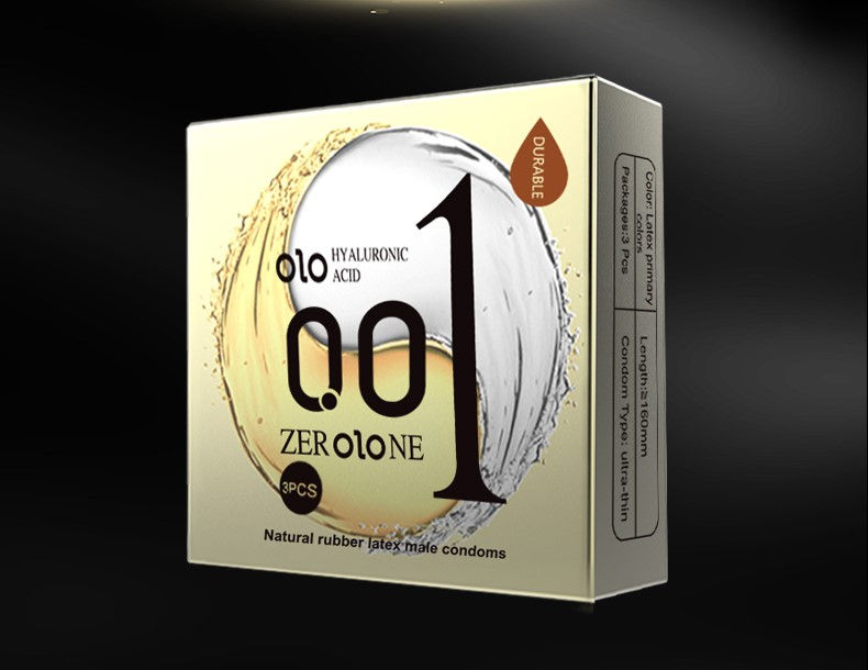Thumbnail: OLO ICE & FIRE Condom 3pc ស្រោមអនាម័យក្តៅ ត្រជាក់