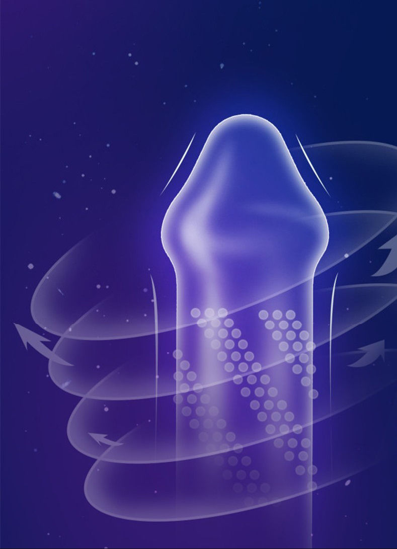 Thumbnail: PM 3D 3in1 Condom ស្រោមអនាម័យគ្រើមរំញោចទាំង៣