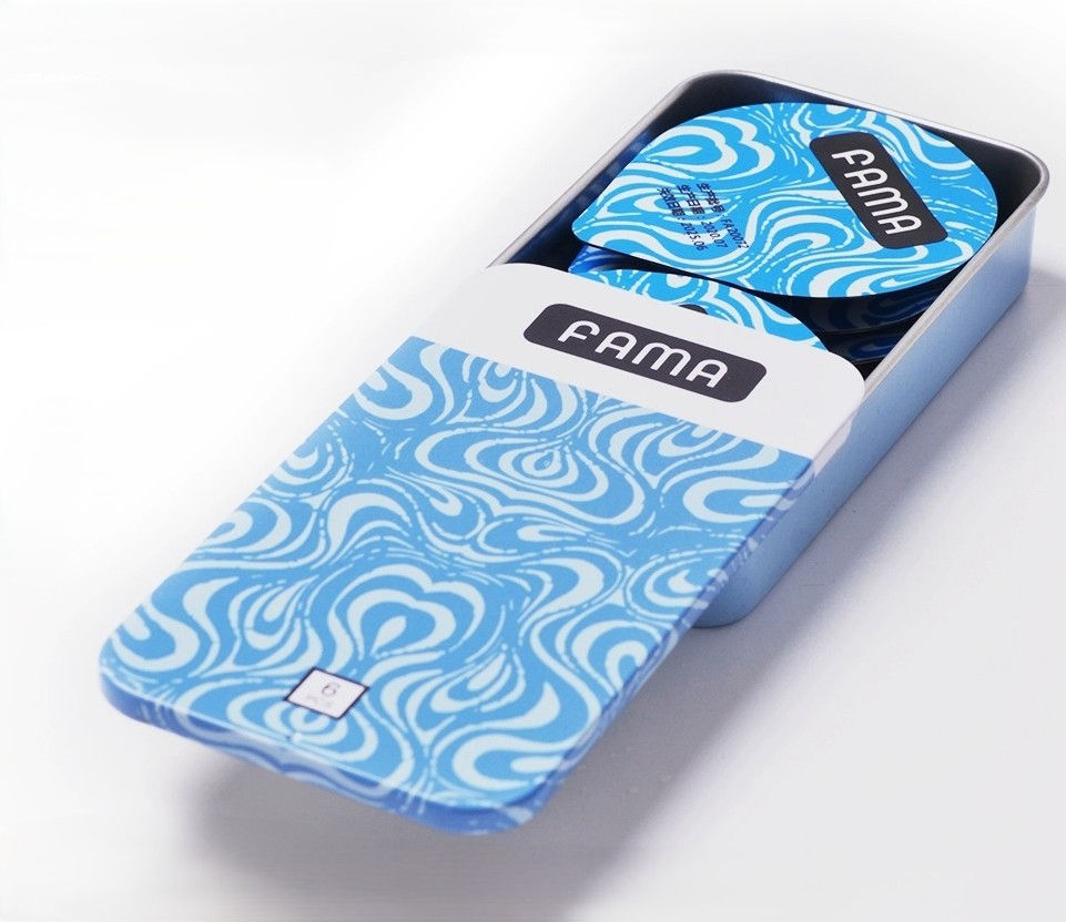 FAMA 45 Smooth Condom ស្រោមអនាម័យខ្នាត់តូច45 រលោង ប្រអប់ដែក