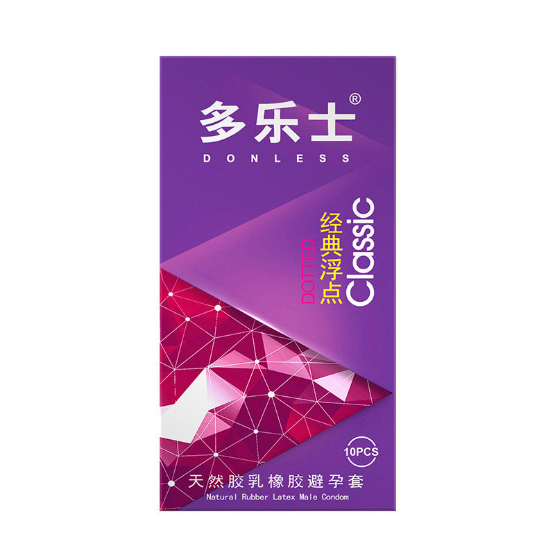 Thumbnail: DL Classic Dot Condom ស្រោមអនាម័យគ្រើម