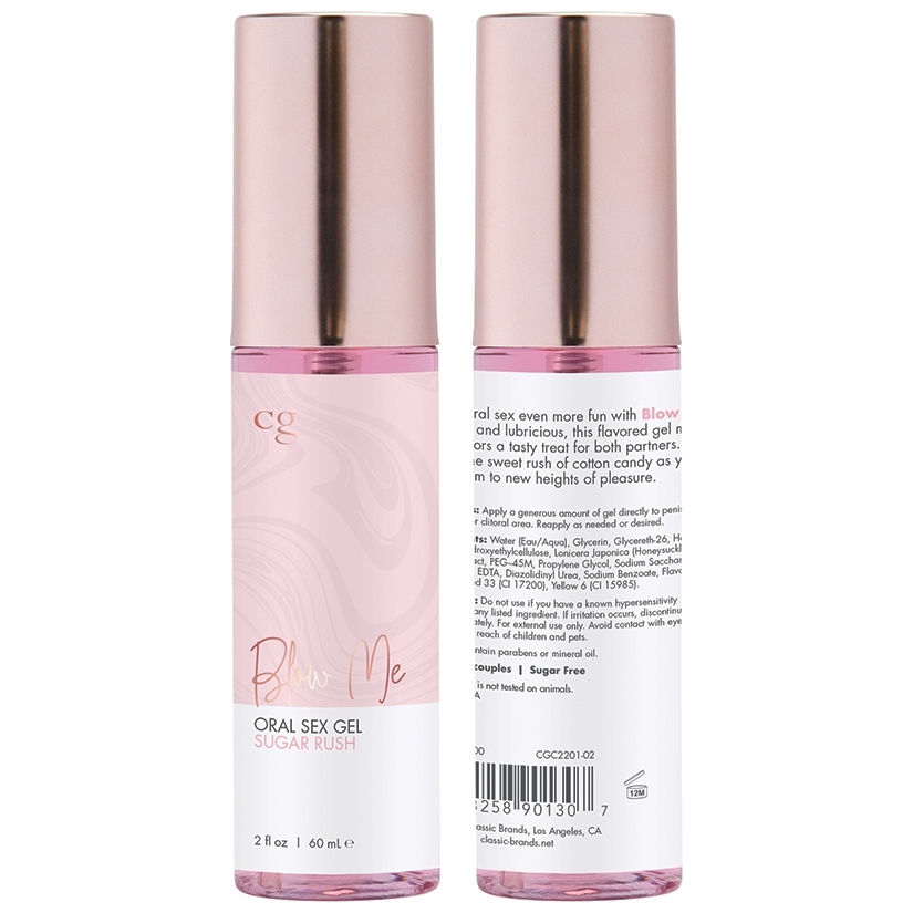 CG Blow Me Gel-Sugar Rush ជែលអូរ៉ាល់ផ្អែម រសជាតិស្ករសំឡីផ្អែម